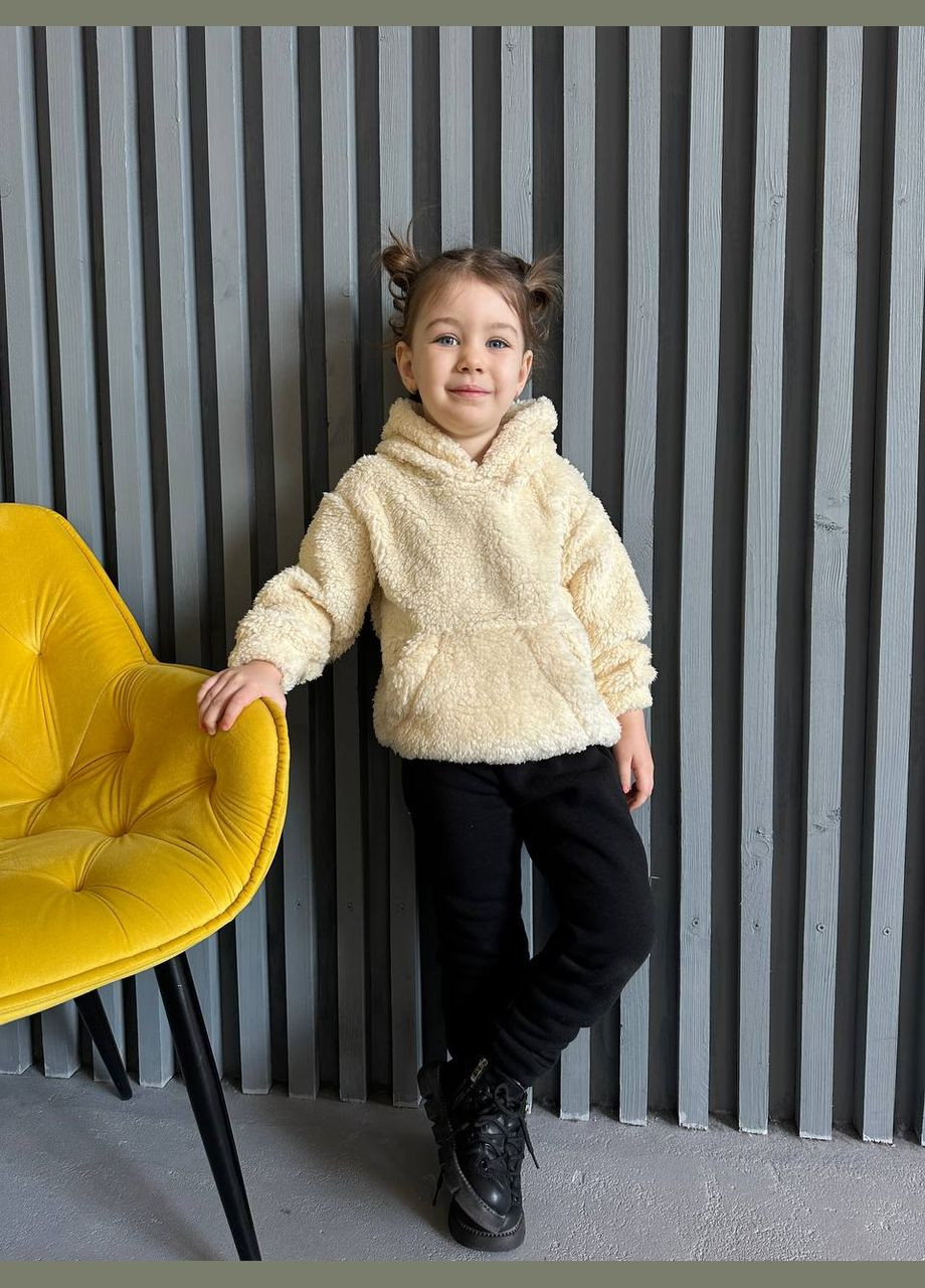 Молочный демисезонный детский костюм No Brand