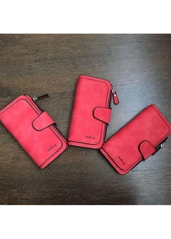 Замшевый женский кошелек клатч 19х10х3 см, Forever, Коралловый / Женский портмоне / Женский кошелек Baellerry (370967805)