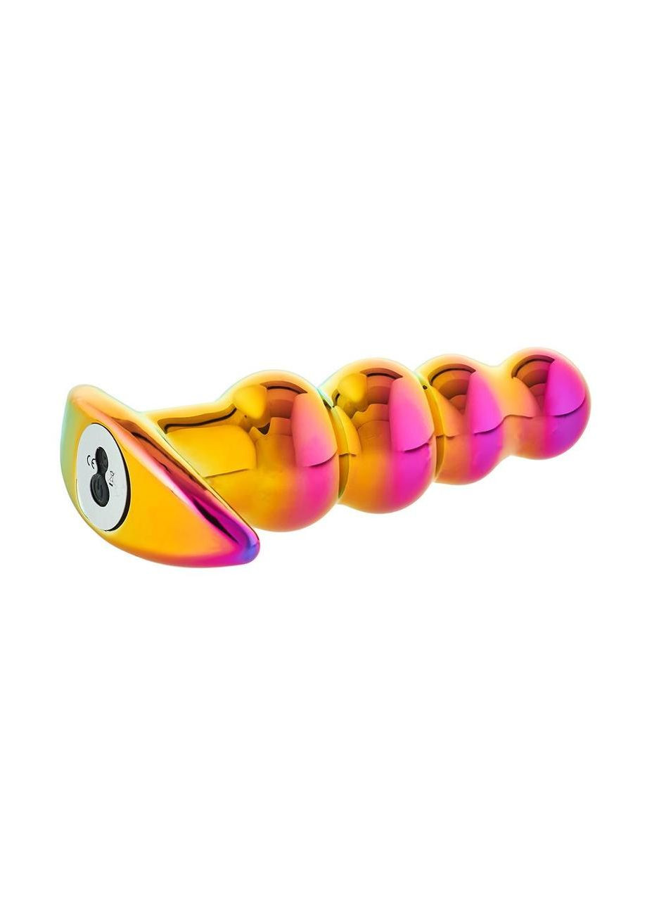 Анальная пробка с вибрацией стеклянная GLAMOUR GLASS Dream Toys (372737545)