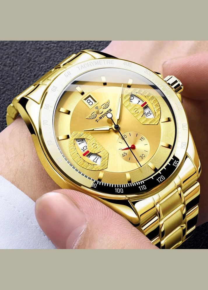 8267 Gold механический сasual, классический Winner (324213956)