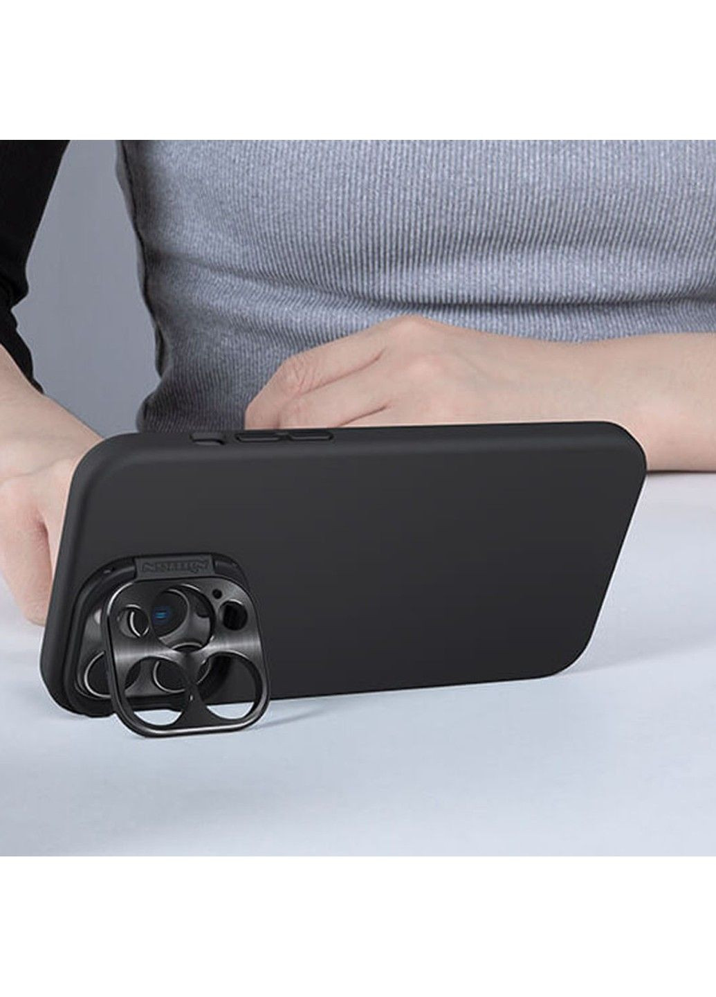 Чохол Silicone LensWing Magnetic для Apple iPhone 15 Pro (6.1") Nillkin (291878673)
