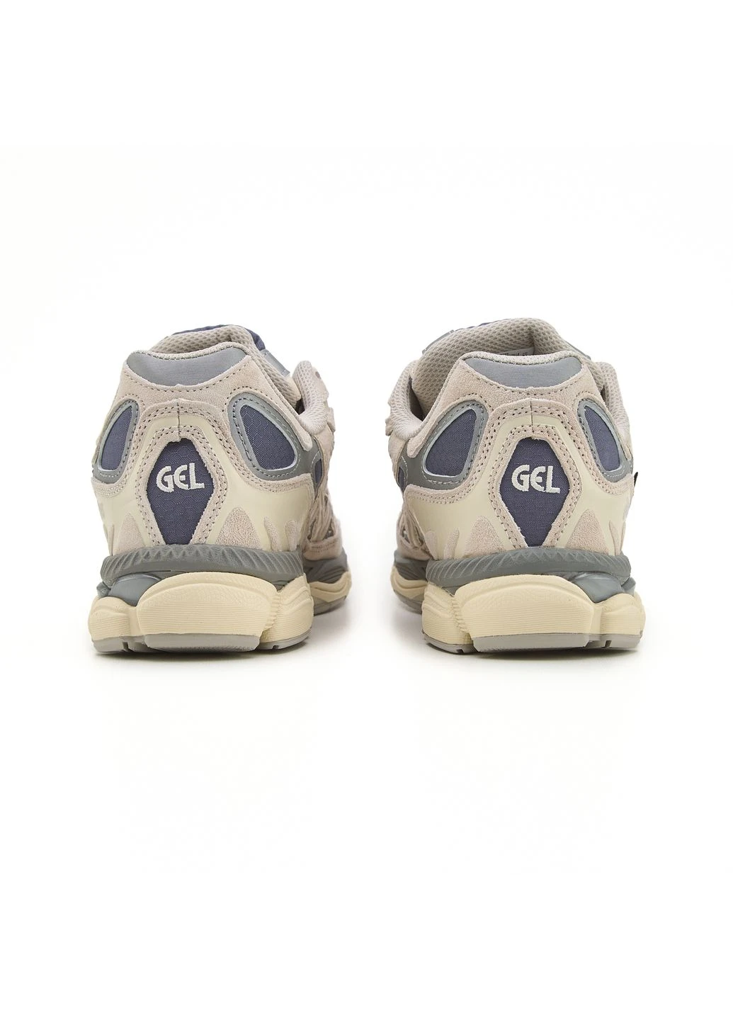 Серые летние кроссовки asics gel-nyc beige grey gore-tex асикс гель нюк No Brand