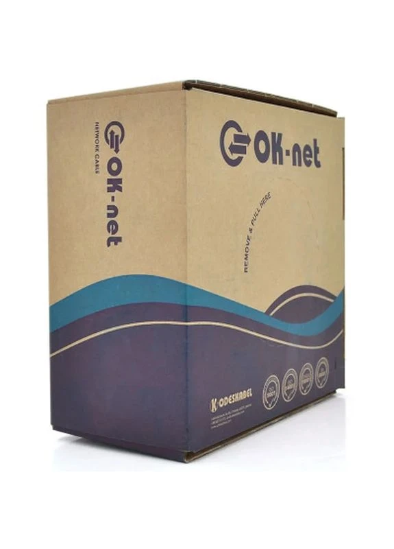 Кабель мережевий U/UTP-cat.5Е 100м (КПВ-ВП (350) 4*2*0,51 / 100) OK-Net (399337670)