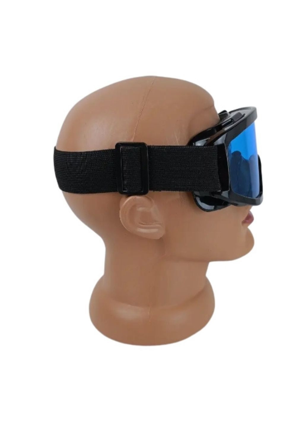 Очки для лыжников, для велосипедистов и для мотоциклистов, Синяя линза (МГ-1001-58) No Brand (370866902)