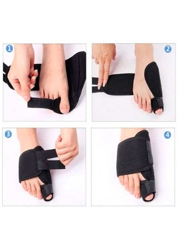 Магнітна шина для корекції стопи вальгусна RELAX FOOT чорний (2099342063) No Brand (329050452)