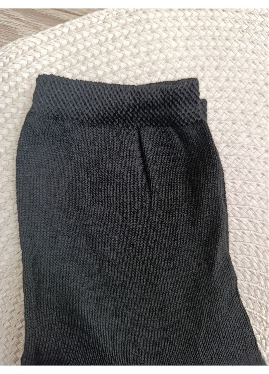 Чёрные носки мужские, черные,, размер 25 Житомир однотонные (364551786)