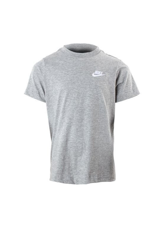 Сіра літня футболка k nsw tee emb futura Nike