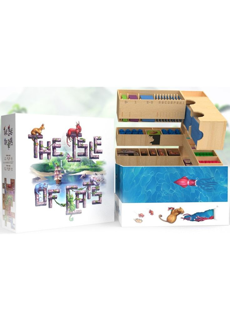 Настільна гра Острів котів. Органайзер Big '2-minute' Box - 1 ТК (2 шт) Geekach (371877867)