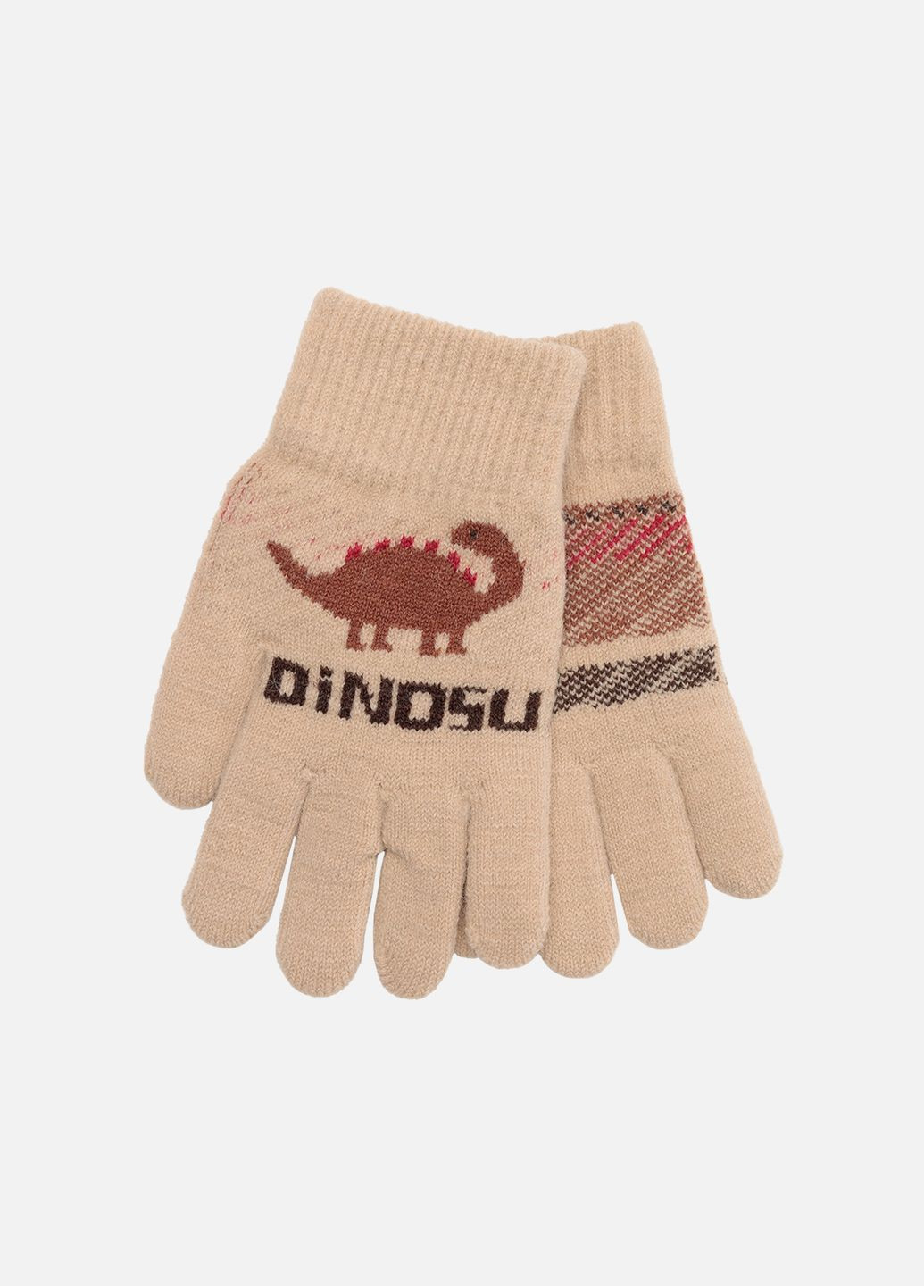 Перчатки для мальчика цвет бежевый CB-00202726 АТЮША (319321673)