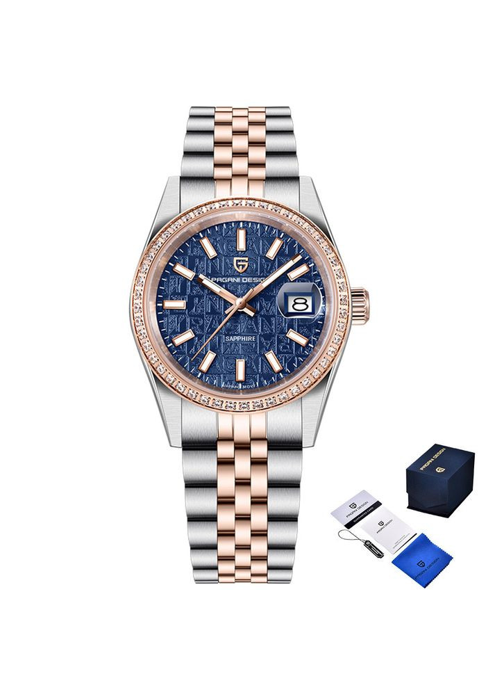 Pagani Design 1794M Silver-Rose Gold-Blue PD (330822854)