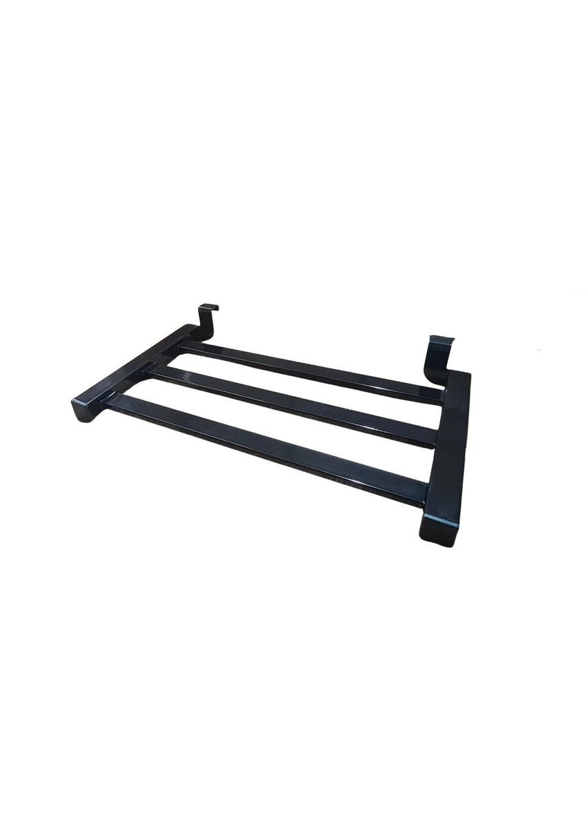 Полочка для полотенцесушителя, длинная, Черный глянец Carino RICARDO (367604526)