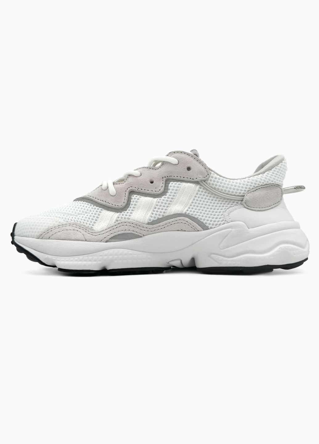 Білі Осінні кросівки чоловічі і жіночі adidas ozweego white beige | адідас озвіго білі бежеві No Brand