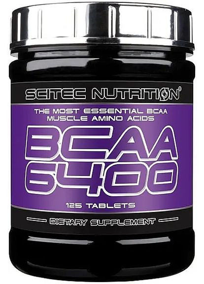 Амінокислота в таблетках BCAA 6400 375шт (1394682-22805628) Scitec Nutrition (368666581)