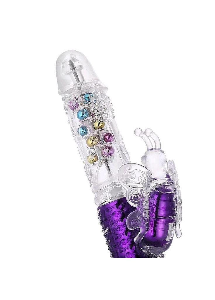 Вібратор кролик пульсатор Секс-Машина Libo Sex Machine Type B з рухом розширення і обертання Фіолетовий No Brand (303889056)