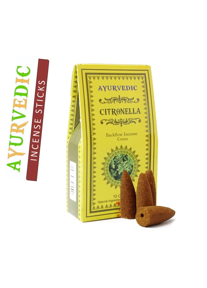 Ayurvedic Back Flow Конусы Цитронелла No Brand (360965900)
