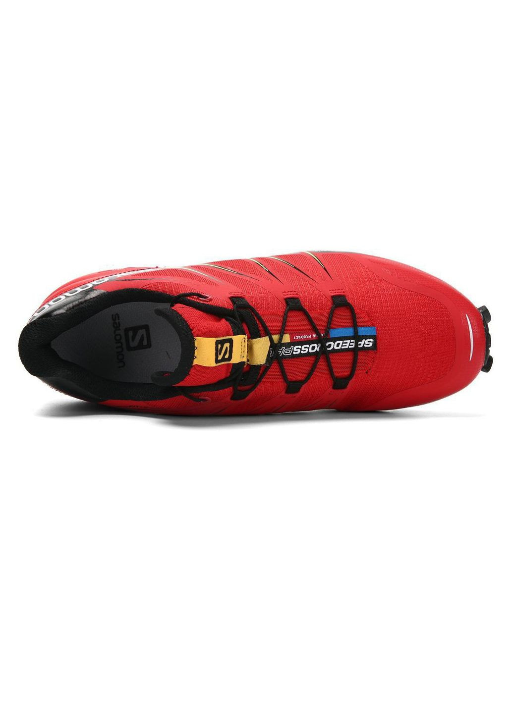 Красные летние мужские кроссовки красные salomon speedcrosspro No Brand