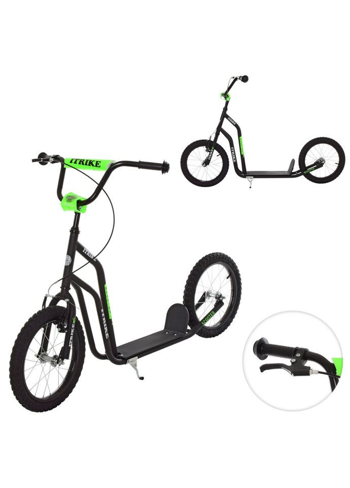 Самокат городской для подростков двухколесный транспорт для детей от 6 лет iTrike (368756968)