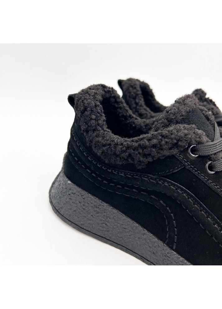 Кросівки (р) Замшa 0-1-1-AXH-45-2Z Renzoni чорні зими (362914309)