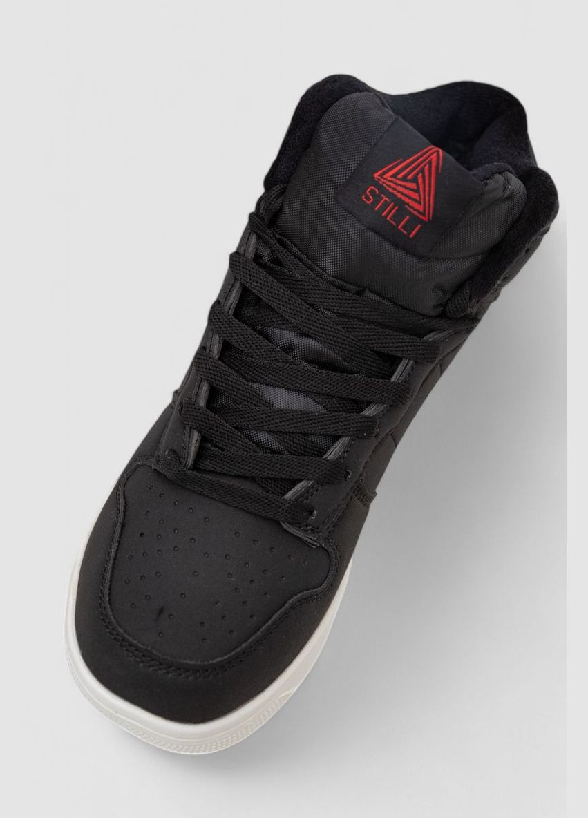 Черно-белые демисезонные кроссовки мужские зимние на меху Ager Кроссовки