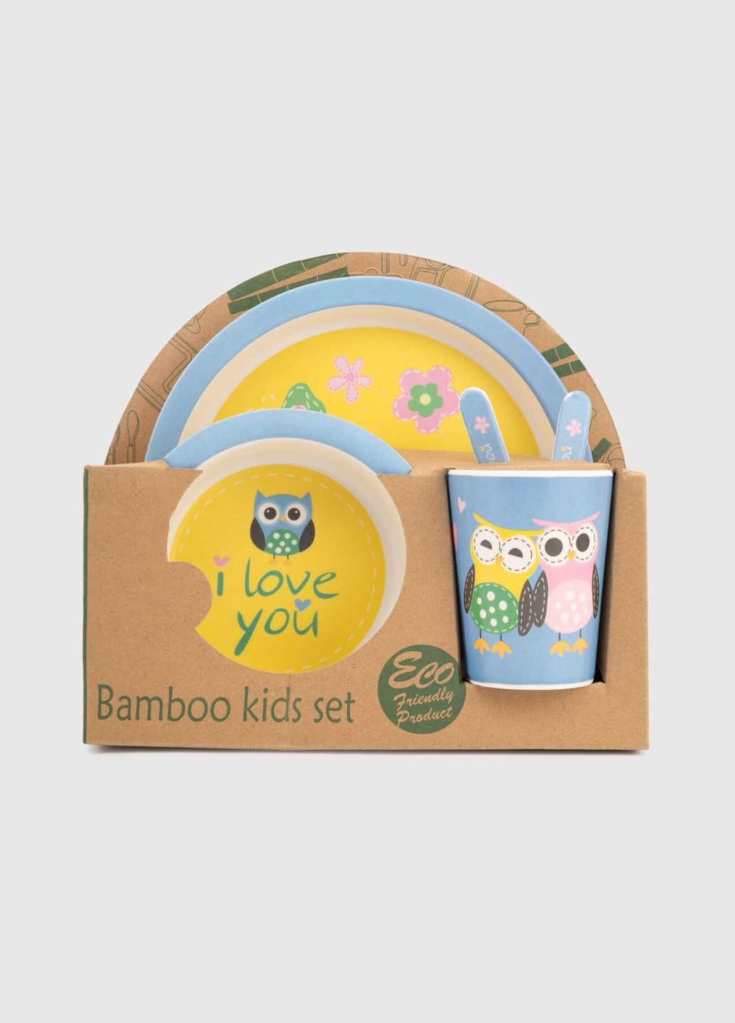 Набір дитячого посуду Сови MY003 (2002015204464) shop (2002015204464) No Brand (366396959)
