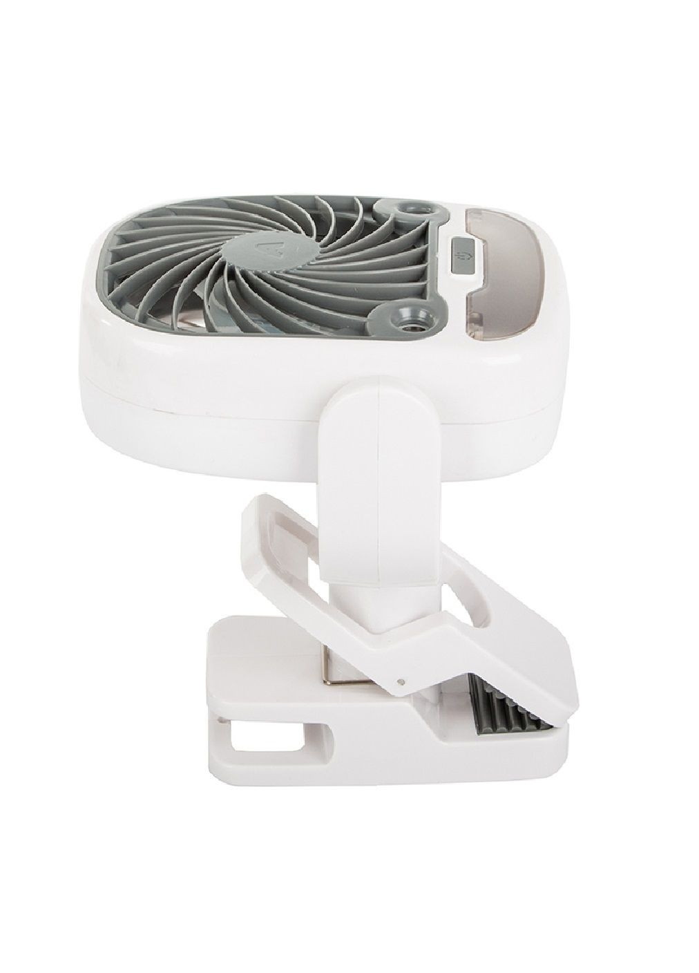 Мини вентилятор кондиционер настольный аккумуляторный на прищепке с увлажнителем воздуха 25х12.5 см (477445-Prob) Белый Unbranded (297364836)