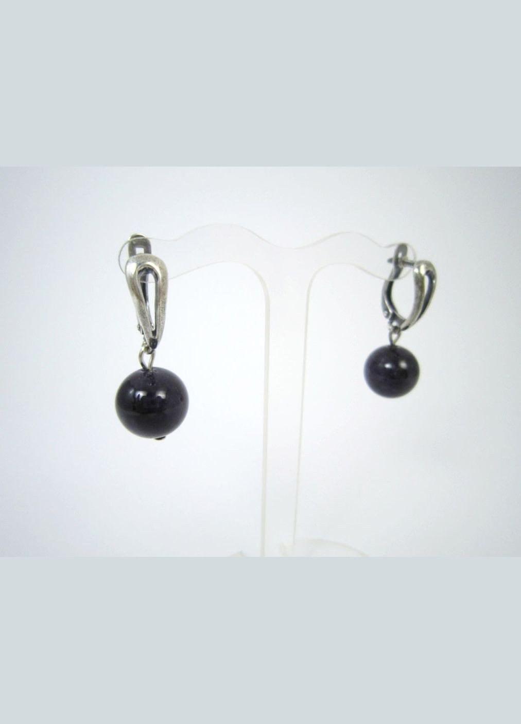 Серьги из аметиста 12мм 5.10.05.074 Fursa fashion (315591234)