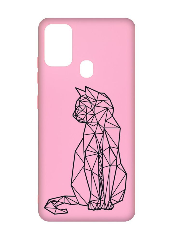 Матовый чехол на Samsung Galaxy M30s/M21:: Кошечка (принт 124) Creative (360695615)