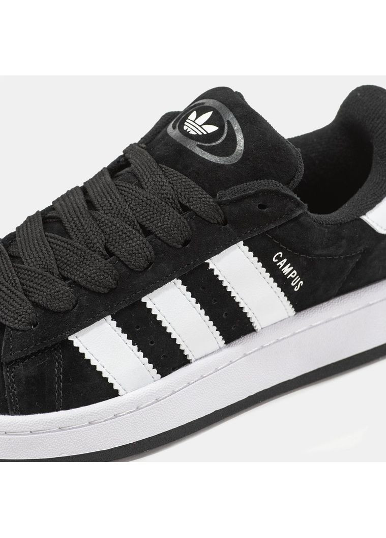 КРОСІВКИ ЖІНОЧІ ADIDAS CAMPUS 00S BLACK WHITE V2 АДІДАС КАМПУС No Brand чорні демісезони (369392794)