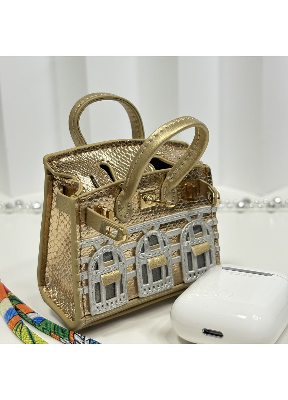 Сумочка-брелок для навушників, гарнітури чи дрібних речей у стилі відомого бренду 7,5х6,5х3,5 см. B&S (372474452)