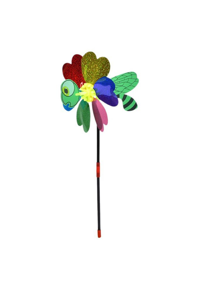 Дитячий вітрячок "Бабка" MR 1353-1 квітка діаметром 20,5 см, паличка 38 см BMW (324445506)