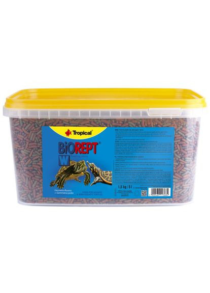 Сухий корм Biorept W для водоплавних черепах, 1,5 кг (гранули) Tropical (361221330)