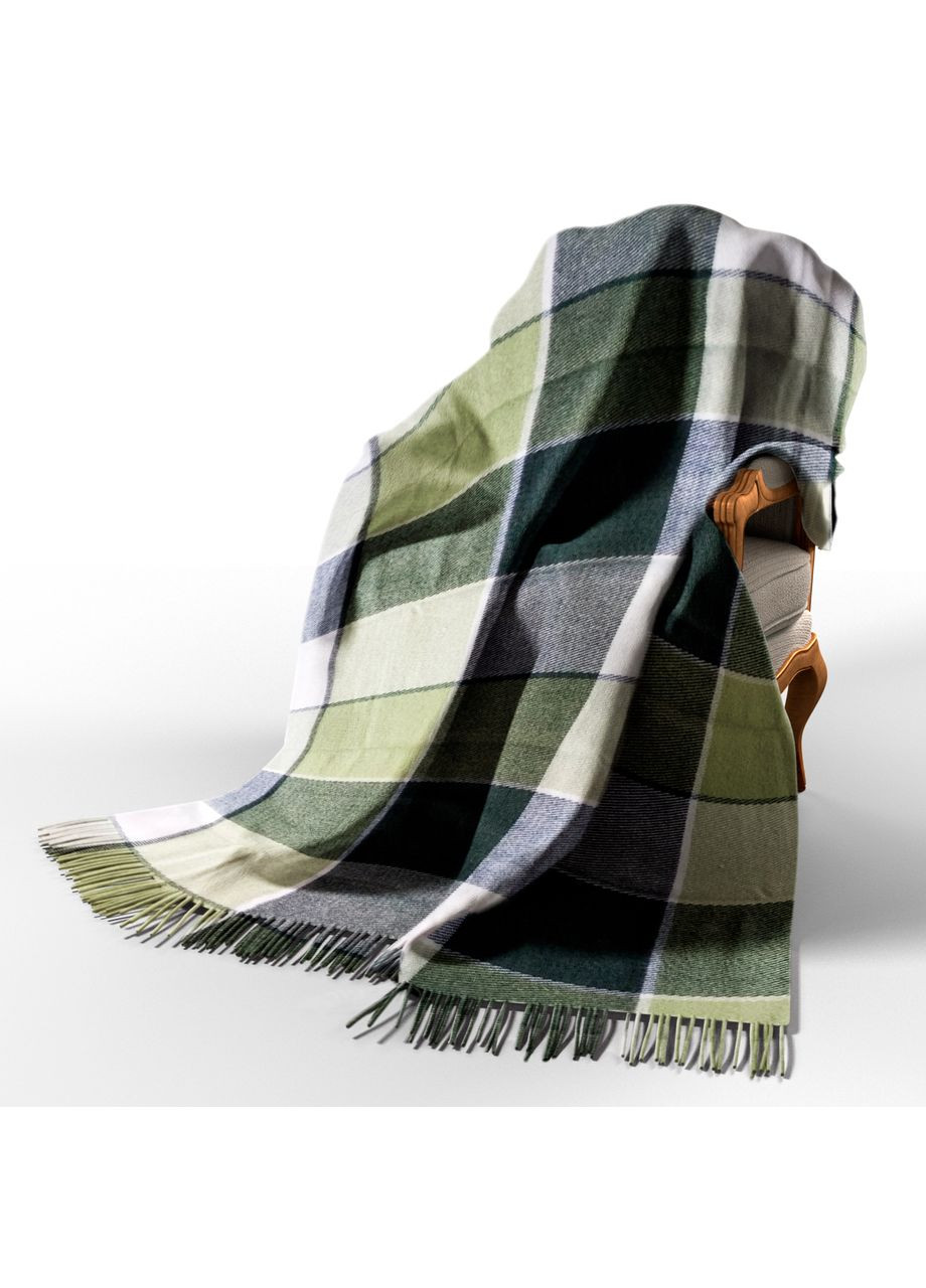 Плед вовняний Ельф біл-сал-зел (A-023502) Love You (324834711)