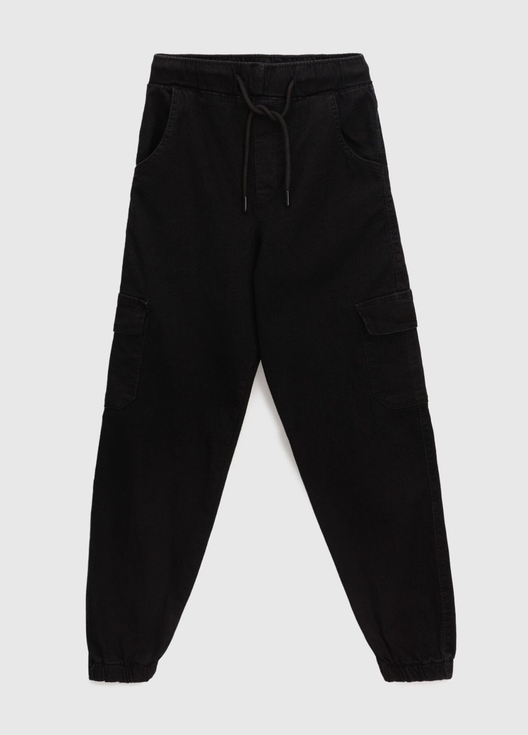 Черные демисезонные джоггеры джинсы joggers карго для мальчика 9010-3 176 см черный (2000990731791d) shop (2000990731791) Pitiki