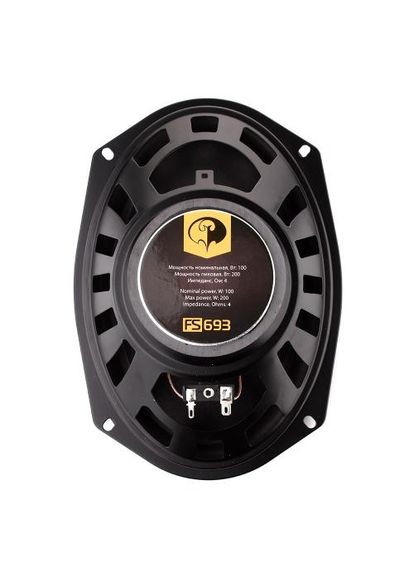 Автомобільна акустика FS-693 3-х смугова, коаксіальна, 15x23 см, овальна, 100 Вт, 4 Ом Phantom (317348033)