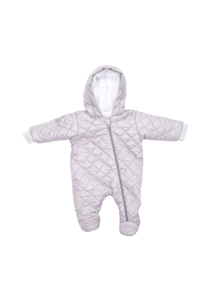 Серая комбинезон демисезонный soul, р.56, 0-3 мес., серый () Twins W-163-TS03-10