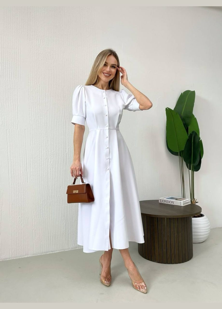 Белое женское платье Osoblyva