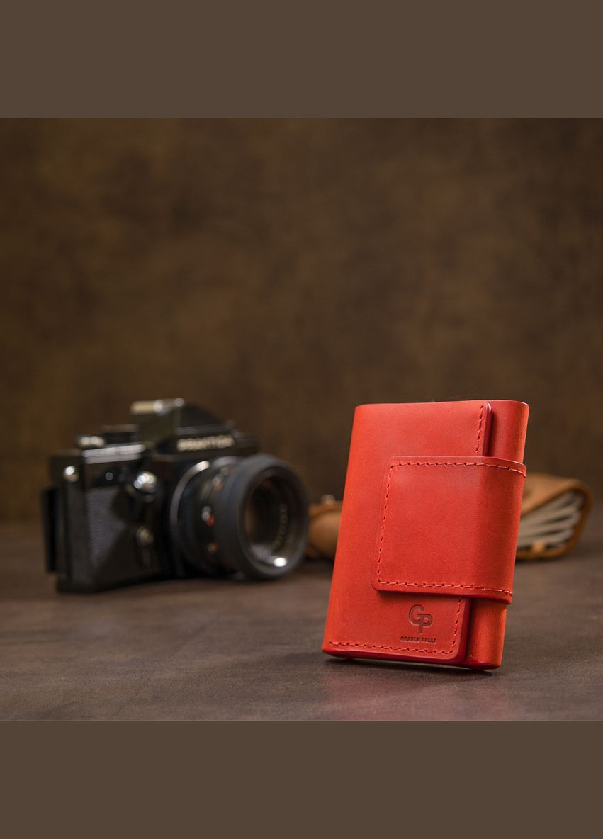 Жіноче портмоне з натуральної шкіри з червоним магнітом (sku_11459) No Brand (328218392)