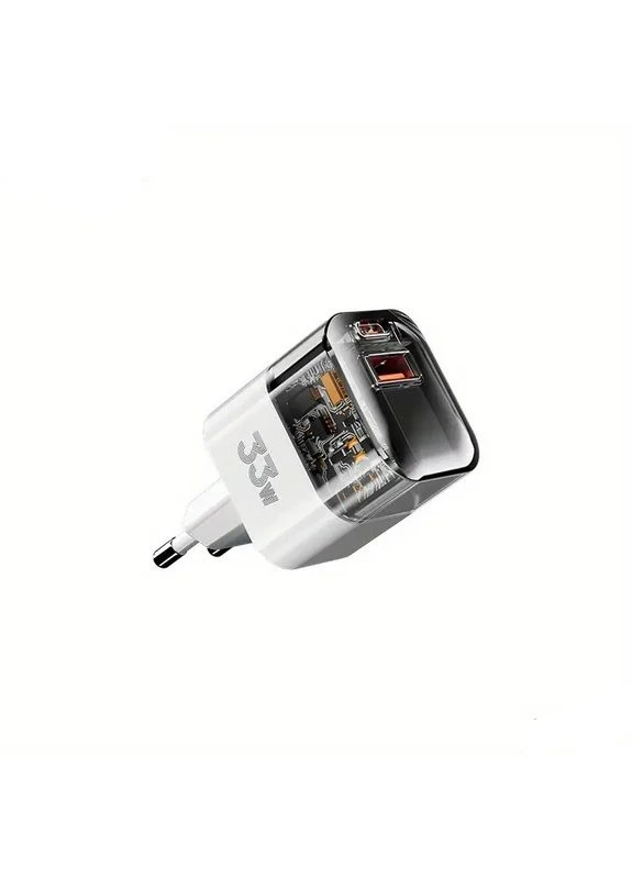 Мережевий зарядний Azeada PD-A88 33W GAN White Proda (369632184)