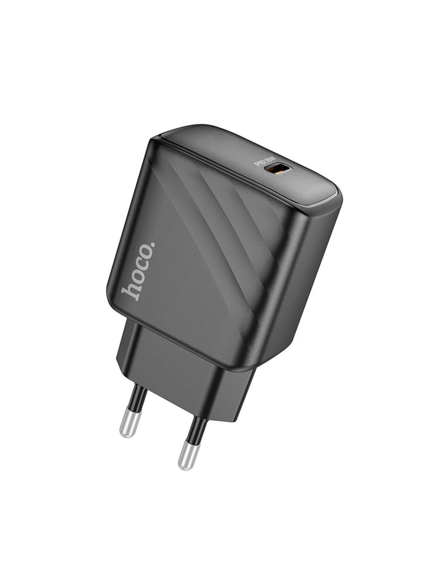 Мережевий зарядний пристрій Value single port PD30W charger Black Hoco CS22A (340279578)
