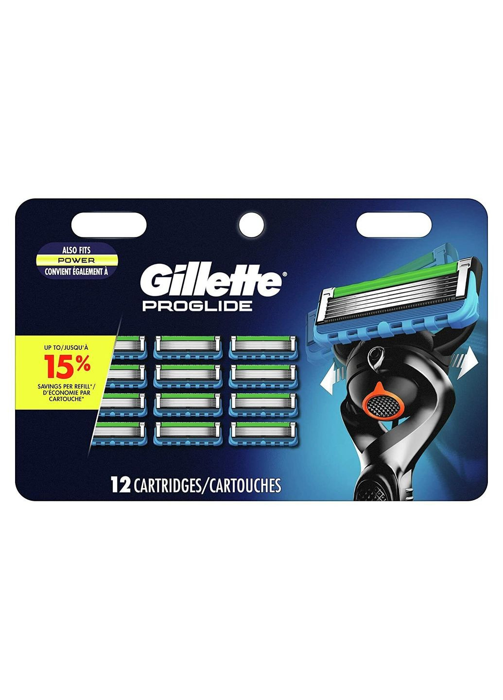 Картриджи для бритвы ProGlide Power (12 шт) Gillette (278773607)