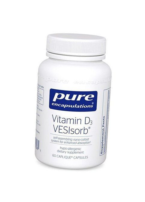 Витамин Д3, Vitamin D3 VESIsorb, 60капс (36361099) Pure Encapsulations (293254059)