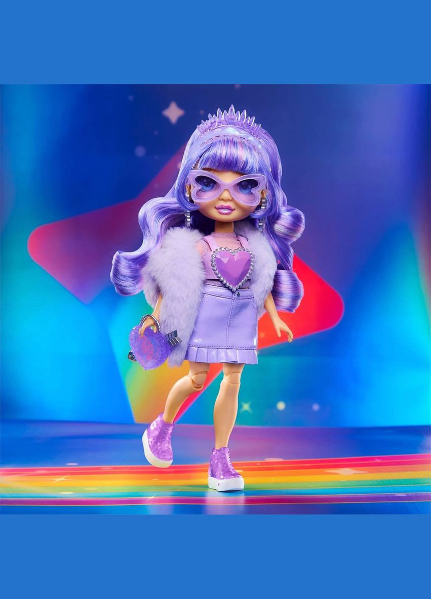 Игровой набор с куклой серии Creative Crystals - Виолетта Rainbow High (324226684)