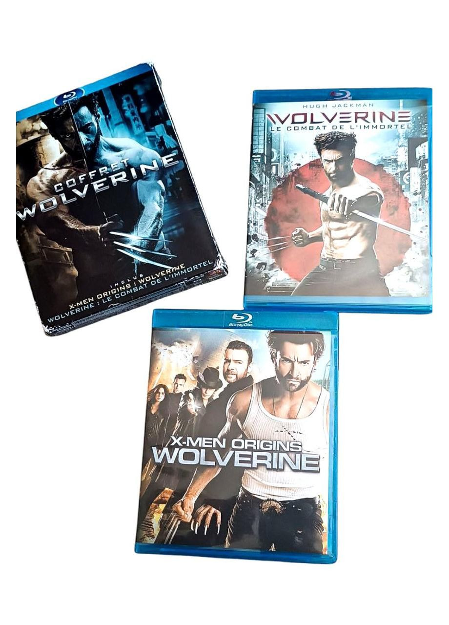 Коллекционный Blu-ray бокс «Росомаха»: Начало + Бессмертный бой (2 диска, французский/английский) No Brand (326799922)