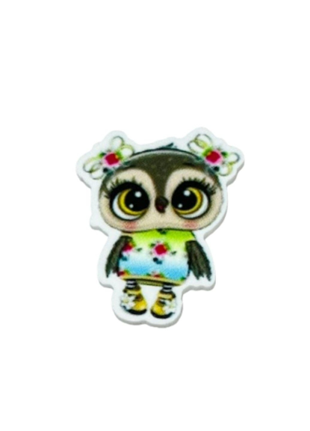 Серединка для бантов (кабошон), Сова, 4 см, арт (010116), шт No Brand (315633739)