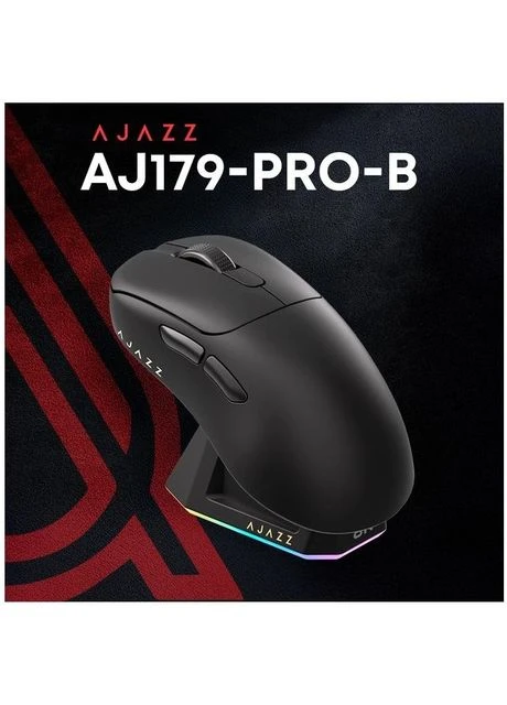 Мишка AJ179PRO Wireless/Bluetooth/USB Charging Dock Black (AJ179-PRO-B) Ajazz (390923920)