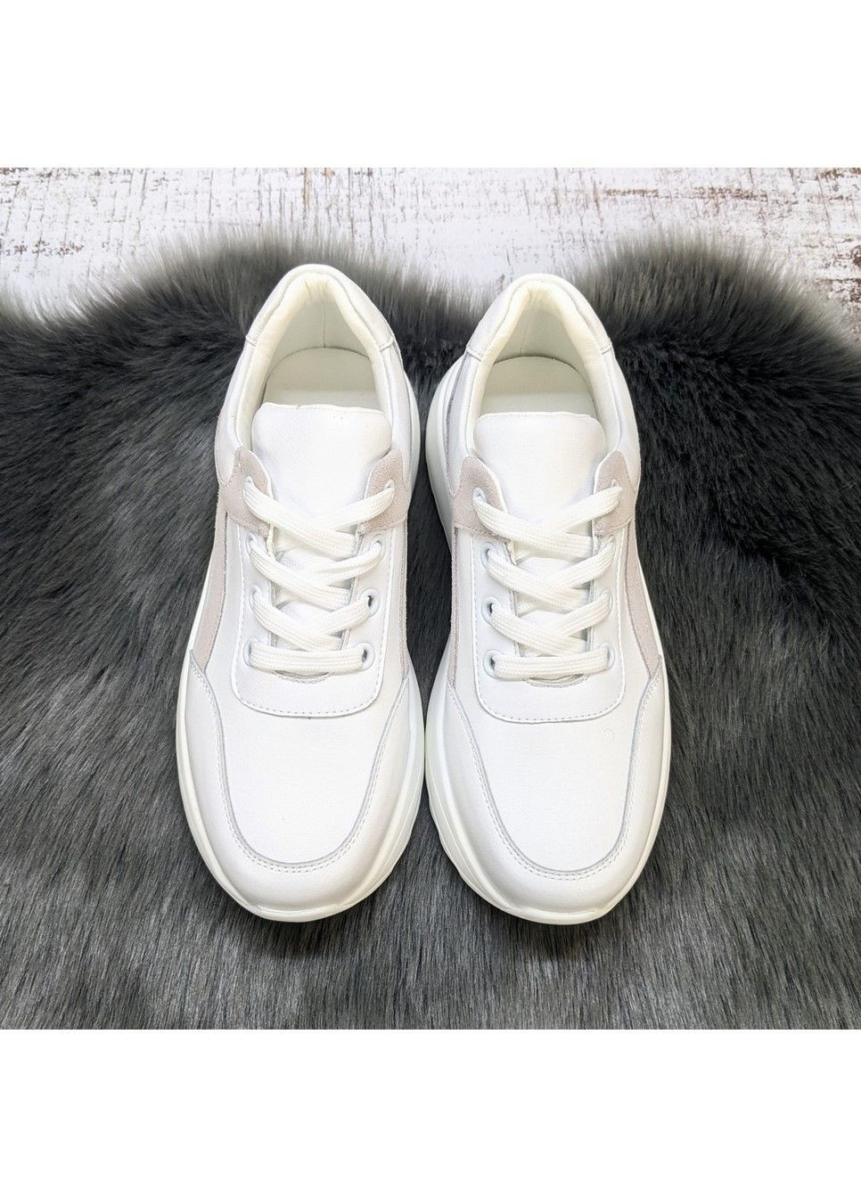 Кроссовки женские Hengji белые демисезоны (320171377)