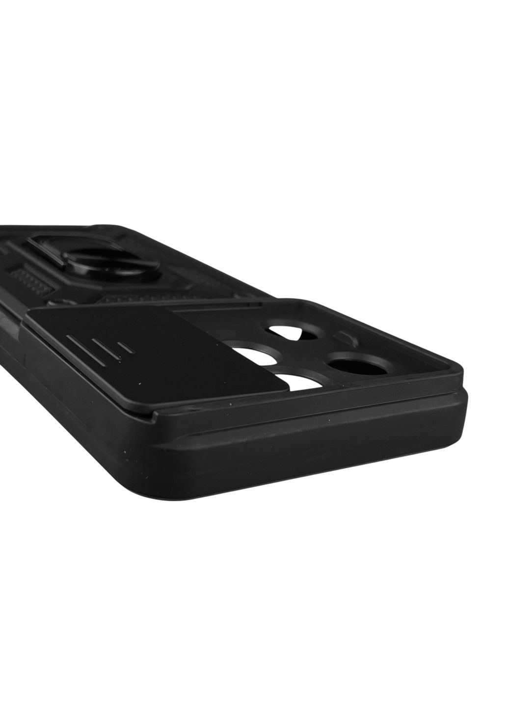 Чехол для Hot 40i (X6528B) бронированный с кольцом со шторкой на инфиникс хот 40ай чёрный rg1 Infinix (366235225)