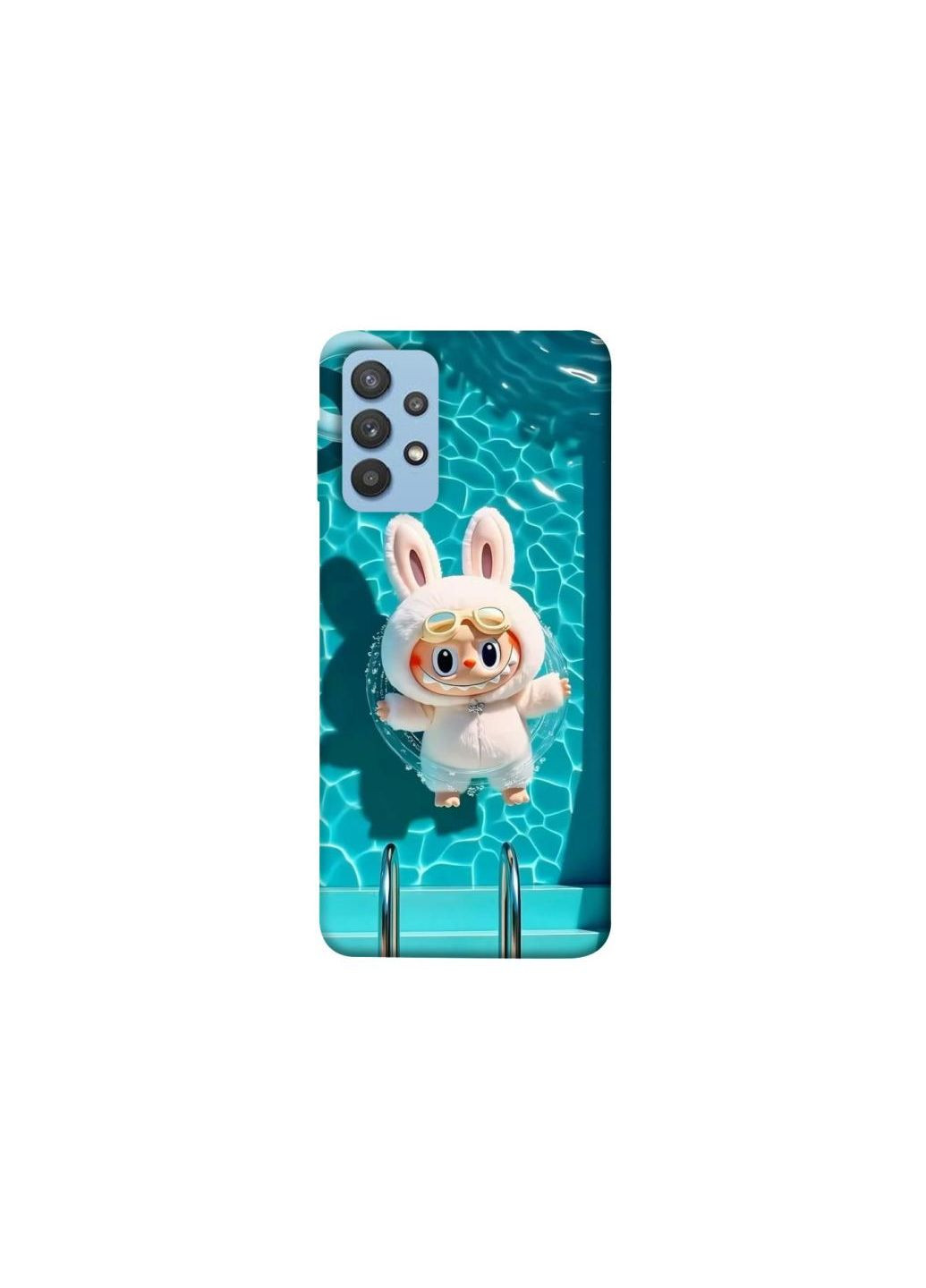 Чохол на Samsung Galaxy M32 Labubu in the pool ver.2 Frontalka (354181028)