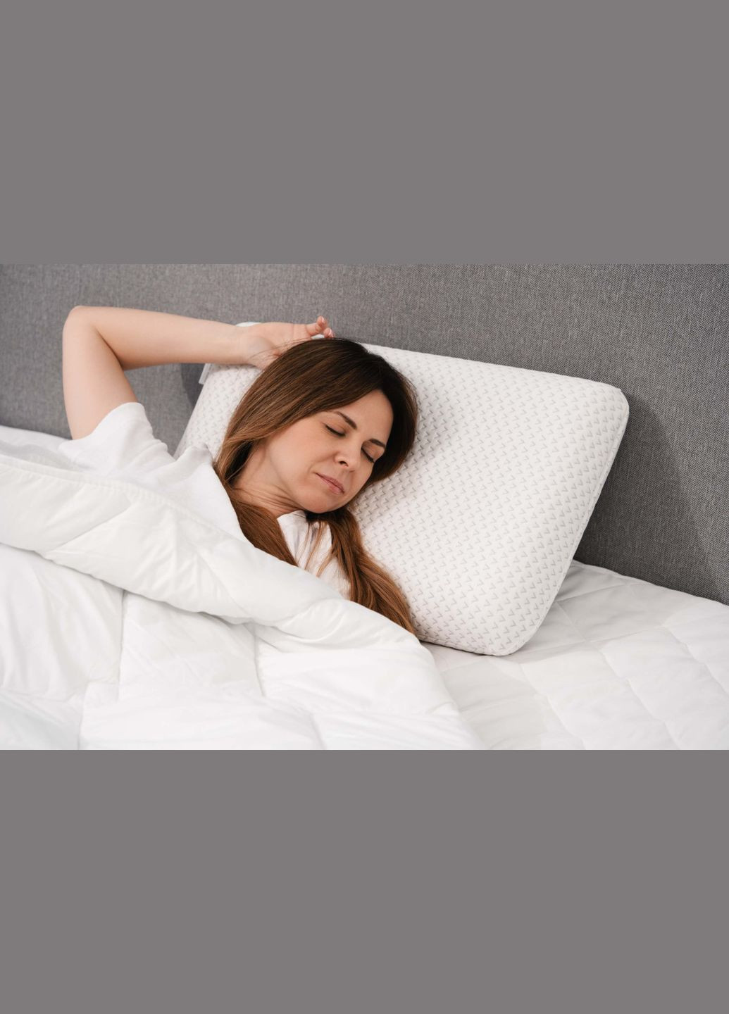 Подушка ортопедическая Sleepwell ART6040СLP 60х40х12 см белая Ardesto (364766731)