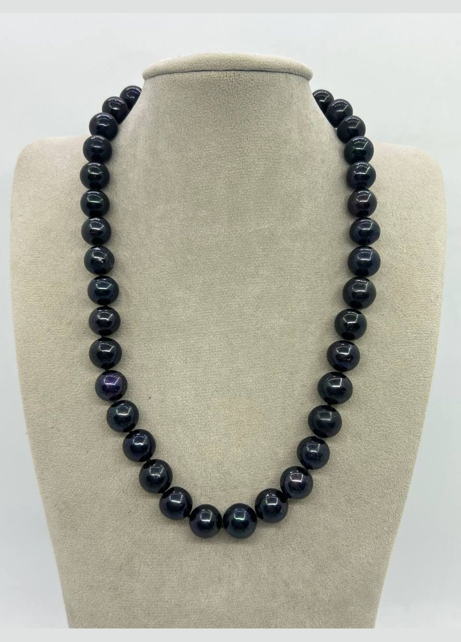 Намиста перли 42 см Чорний 11705 No Brand (311686509)